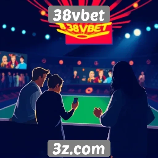 Interações nas redes sociais do 38vbet