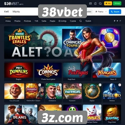 Variedade de jogos oferecidos pelo site 38vbet